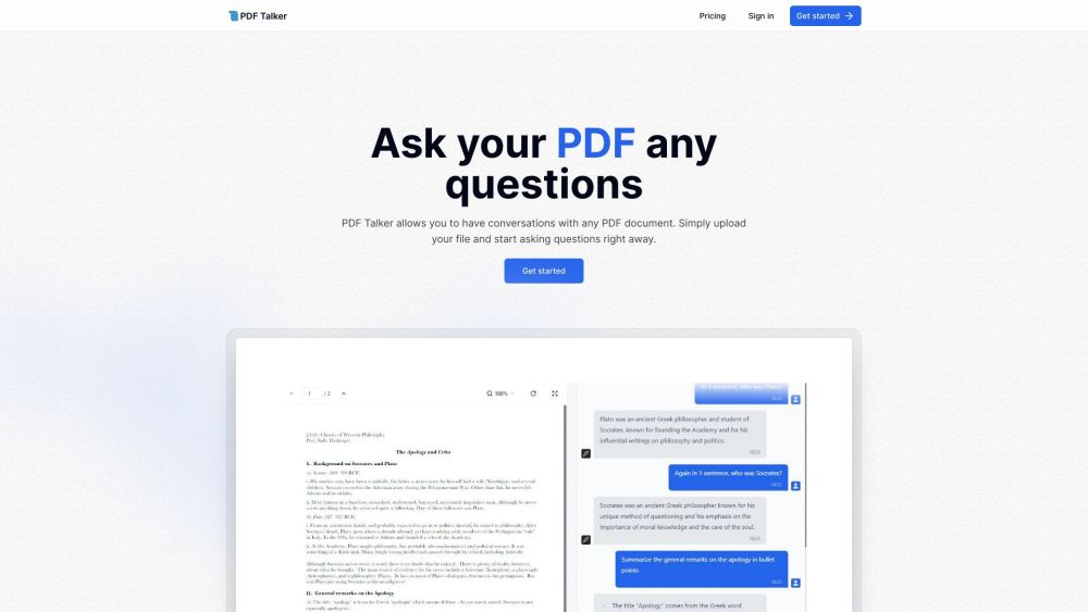 PDFTalker