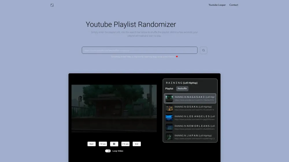 Playlist Randomizer