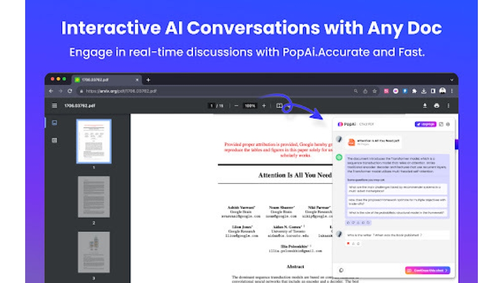 PopAi - Chrome Extension