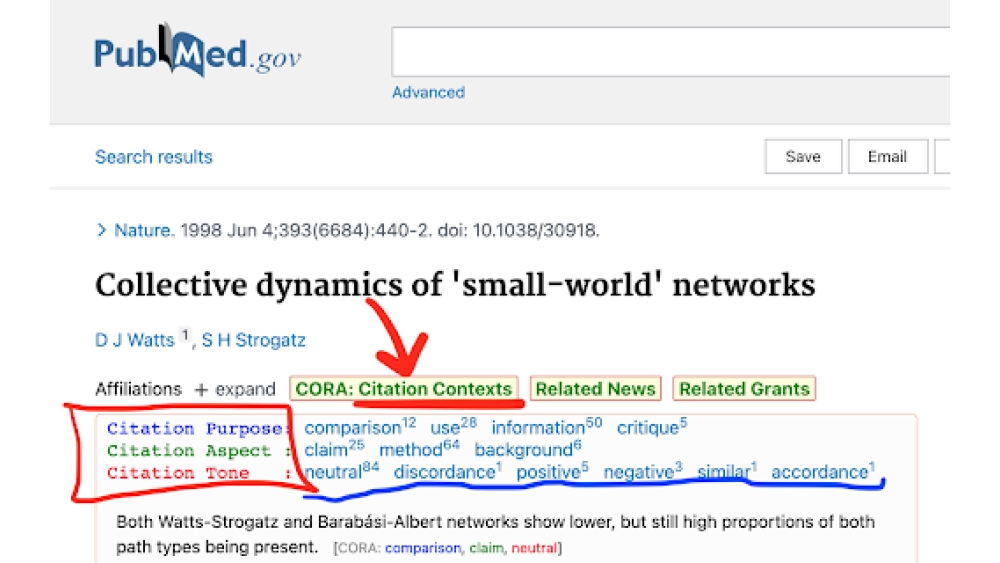 PubMed Citation Context Explorer - Chrome Extension