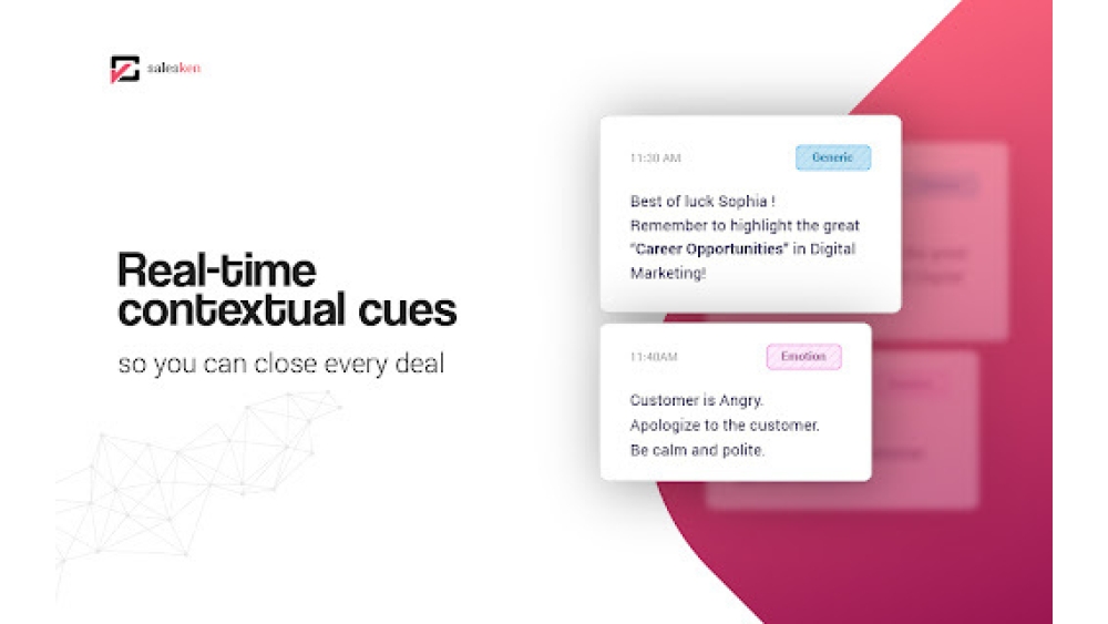Real Time Sales Assistant and AI Based Conversation Insights - C