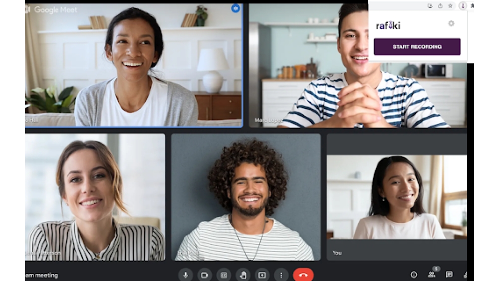 Records, transcribes, summarizes and analyzes web conference mee