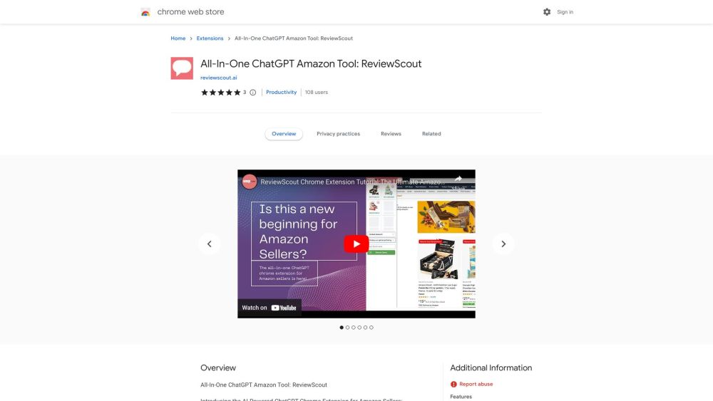 ReviewScout - Chrome Extension
