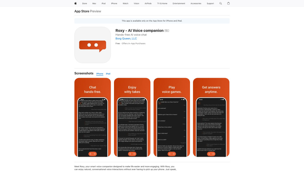 Roxy - AI Voice companion