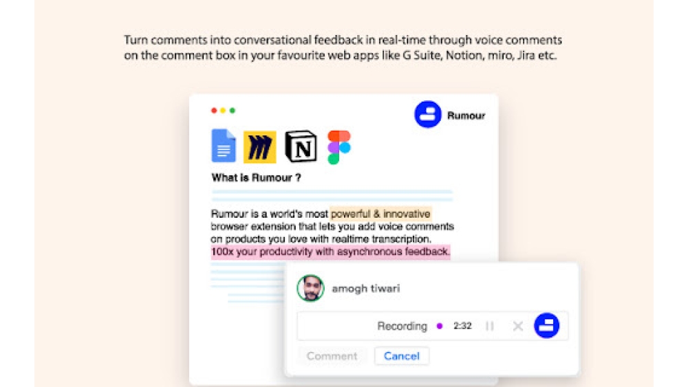 Rumour - Chrome Extension