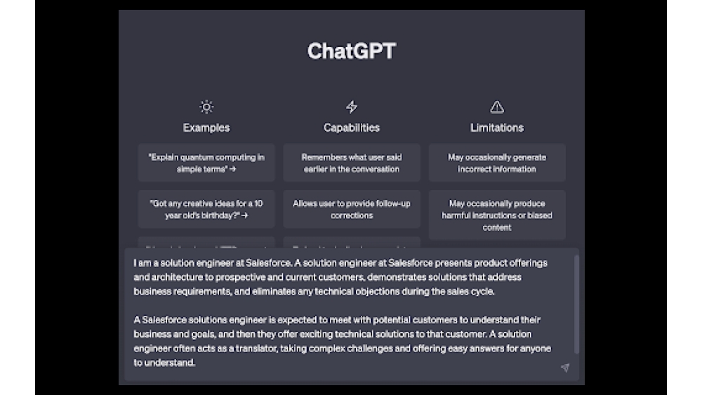 'Salesforce SE''s using Chat GPT! - Chrome Extension'