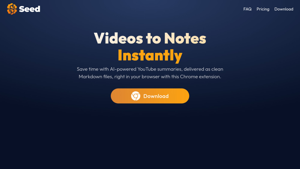 Seed Chrome Extension