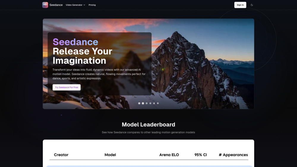 Seedance Video Generator