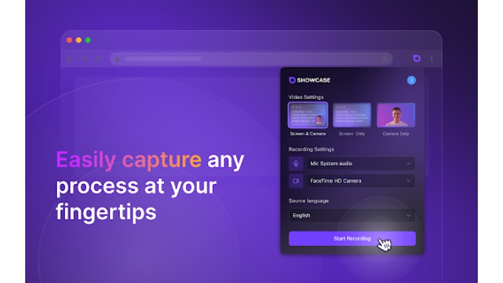 Showcase - Chrome Extension
