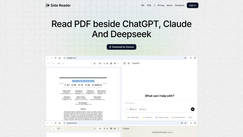 Side Reader