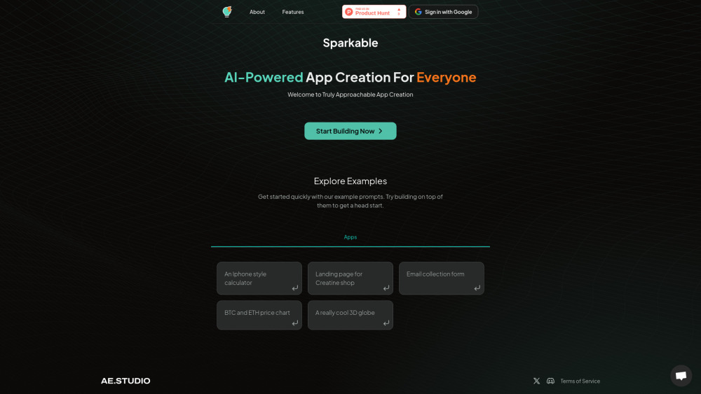 Sparkable - AE Studio Artifacts