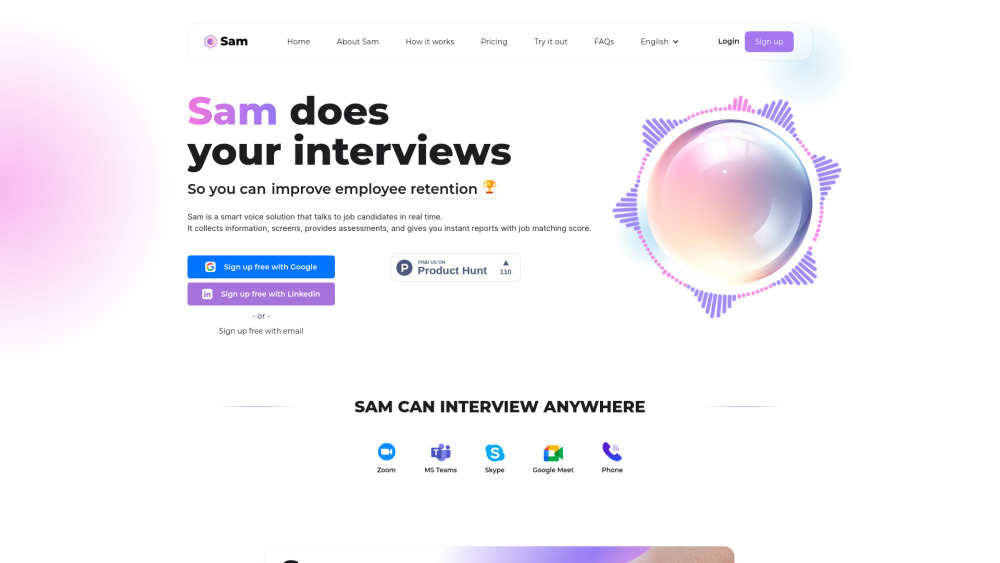 Talkpush Sam
