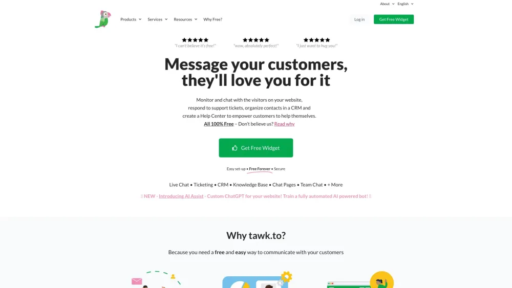 tawk.to Hire Chat Agents
