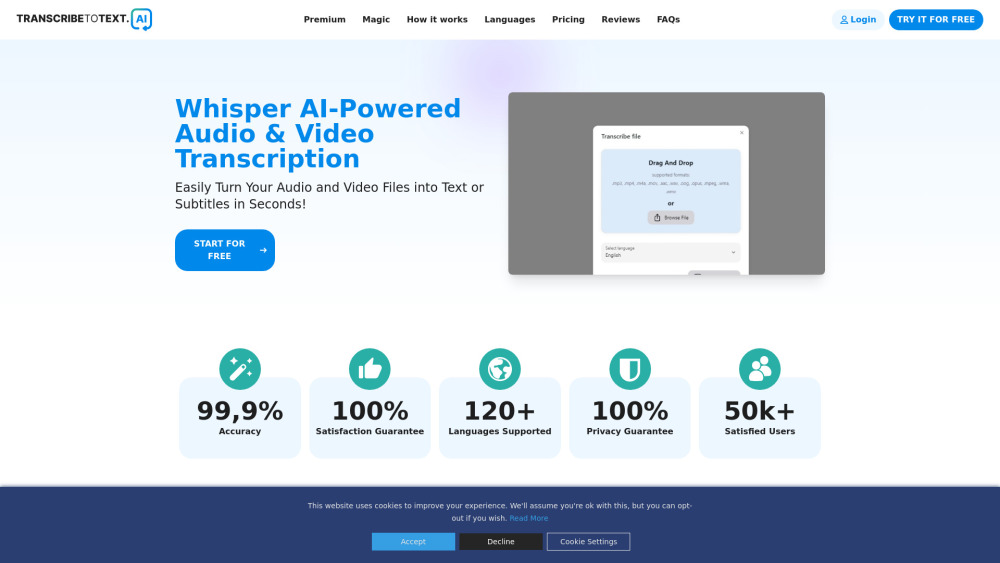 TranscribeToText.AI