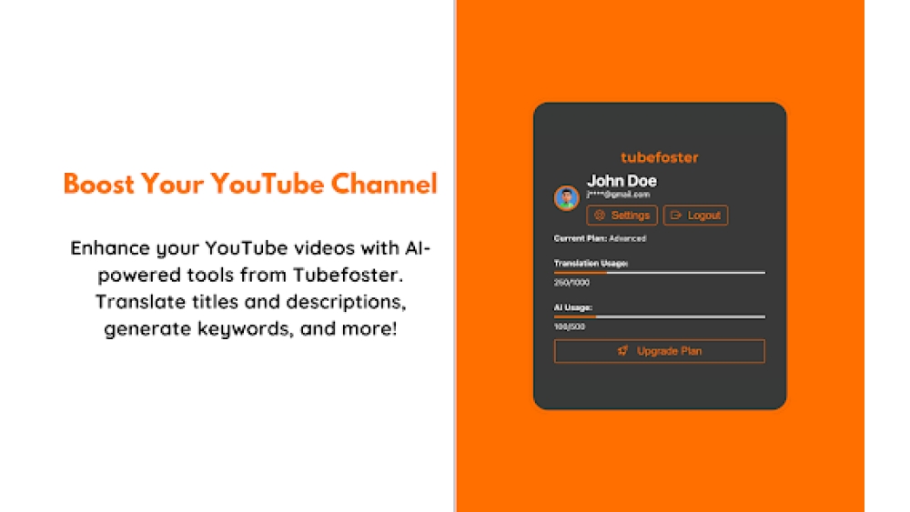 Tubefoster - Chrome Extension