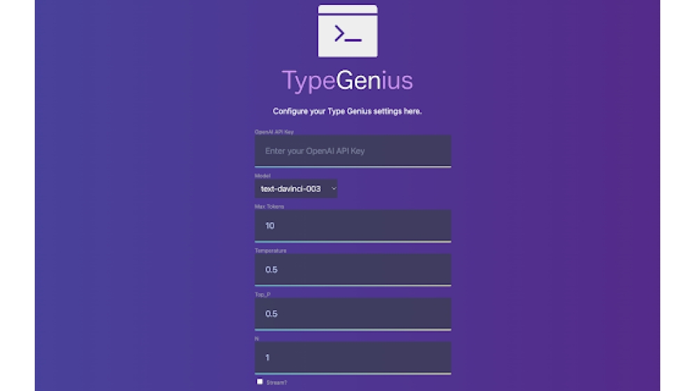 Type Genius - Chrome Extension