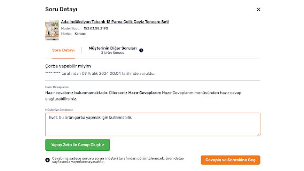 Ücretsiz Yapay Zeka Müşteri Temsilcisi - Chrome Extension