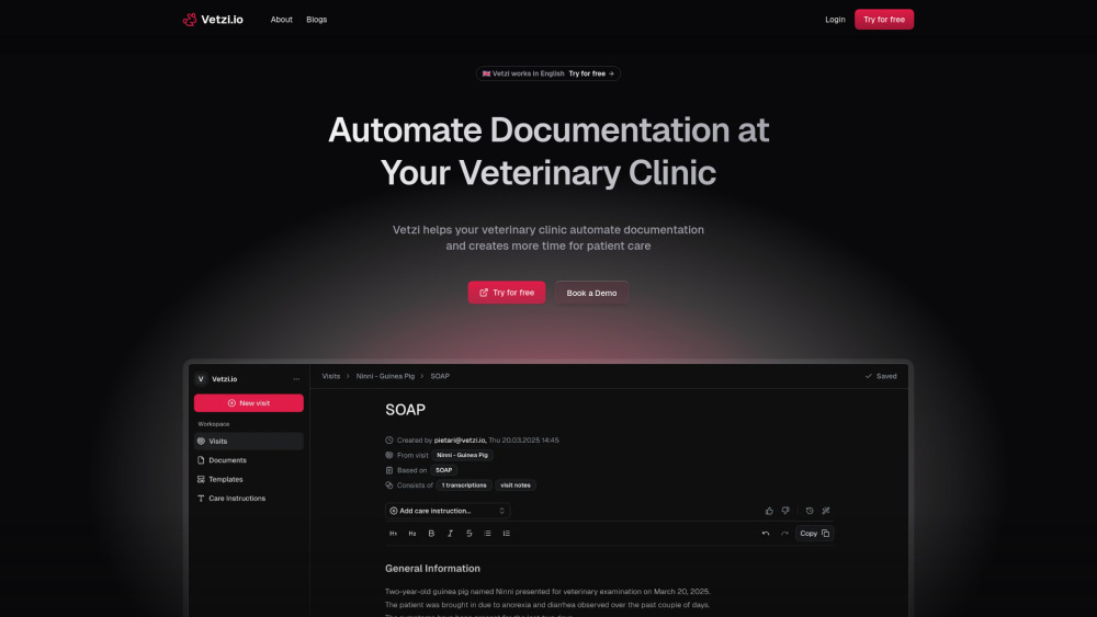 Vetzi.io