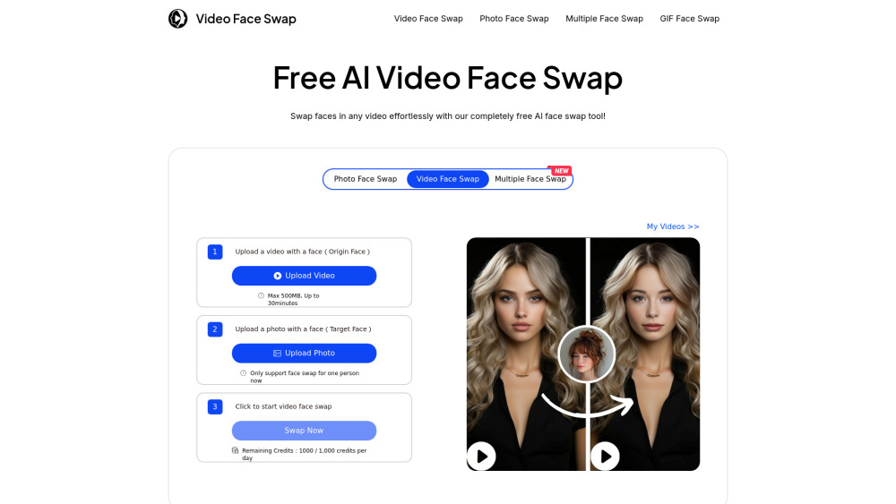 VideoFaceSwap