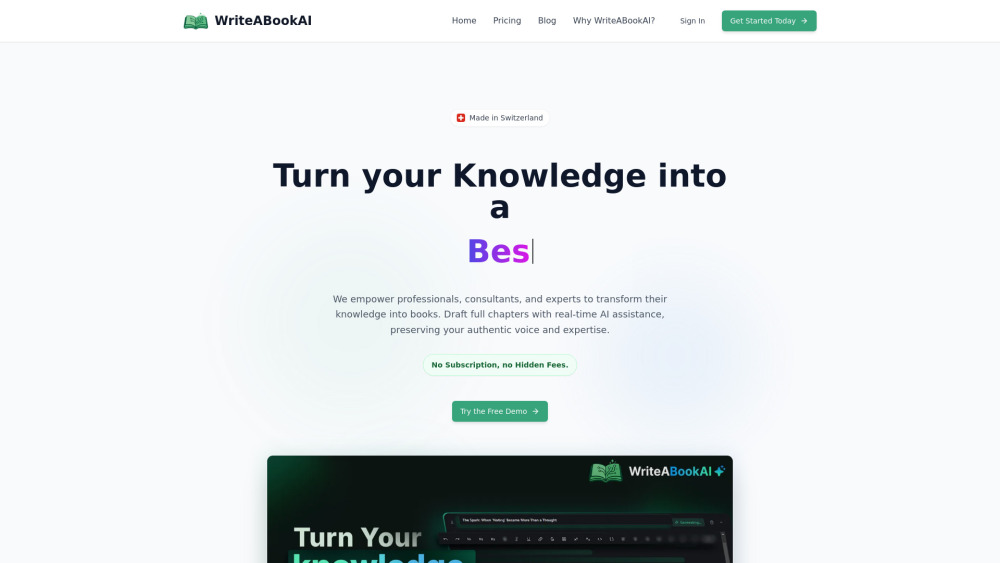 WriteABookAI