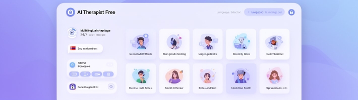 AI Therapist Free: бесплатный онлайн-психолог в браузере с 12 терапевтическими ботами