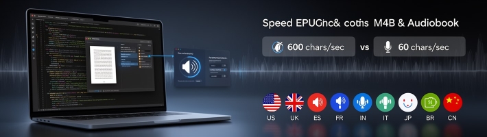 Audiblez v4 превращает EPUB в аудиокнигу за минуты: GUI, CUDA и 9 языков в одном инструменте