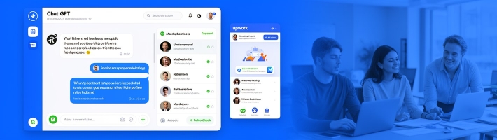 ChatGPT и Upwork в одном окне: как найти и нанять фрилансера прямо через чат без лишних переключений