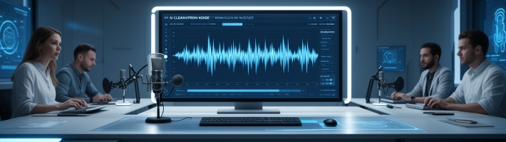 Cleanaudio: AI-инструмент для чистого звука без шума, эха и долгой обработки