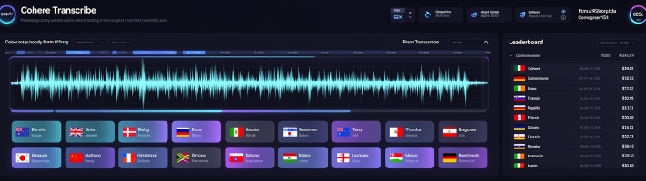 Cohere выпустила Transcribe: открытая модель распознавания речи с WER 5,42 и 61% побед в тестах