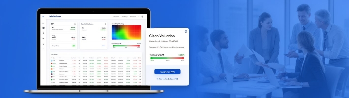 MiniValuator: оценка акций без Excel за минуты, с DCF, PE и историей допущений для решений