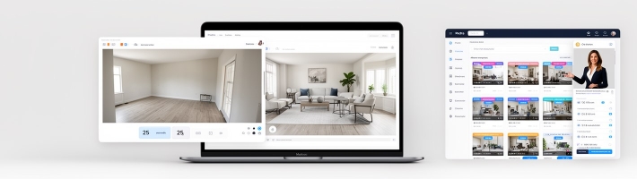 Pedra AI Virtual Home Staging: виртуальная постановка квартир за 25 секунд и продажа быстрее листинга