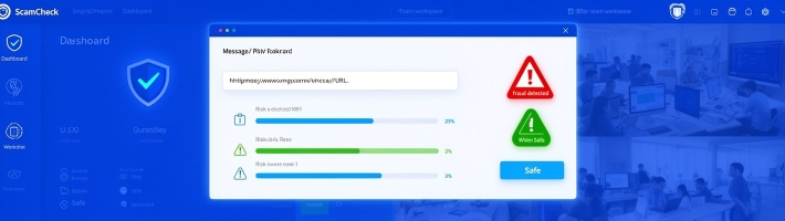 ScamCheck: AI-проверка фишинга для бизнеса и команд поддержки в реальном времени