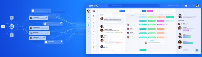 Tether AI: связка идей, задач и задачных статусов для команд без ручного хаоса