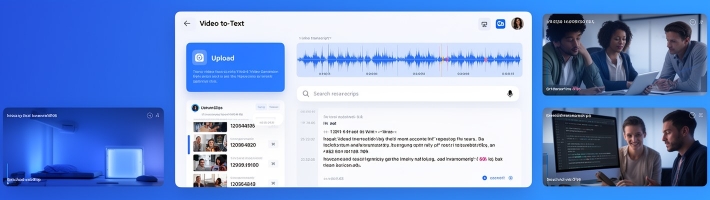 Video to Text.net: AI-транскрибация видео за минуты для предпринимателей, маркетологов и разработчиков