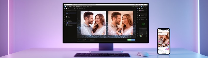 Vireel AI Custom Kiss: нейросеть делает романтическое видео из обычных фото