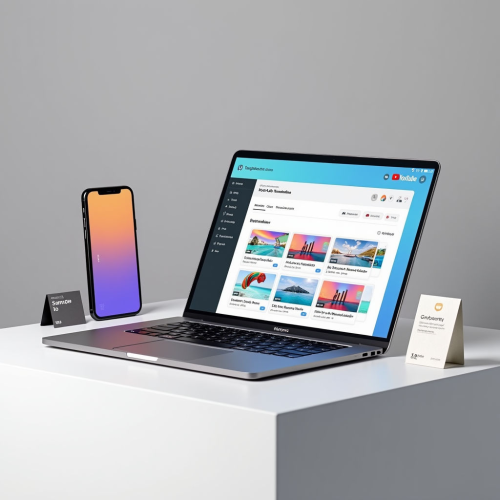 Автоматизация создания миниатюр для YouTube и публикации в соцсетях с использованием Templated.io и Blotato.