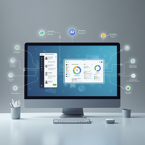 Автоматизация захвата лидов с помощью персонализированных сообщений в WhatsApp через Unipile и CRM Google Sheets.