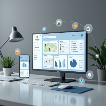 Услуга по подбору недвижимости с использованием аналитики Bright Data и профессиональной поддержки агентства.