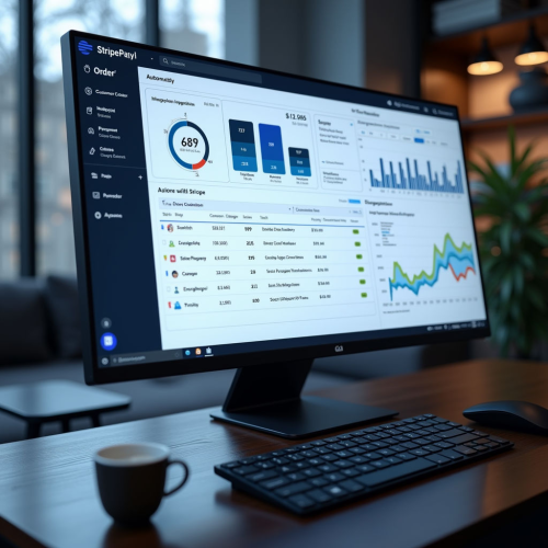 Автоматическая синхронизация заказов и платежей Stripe с извлечением данных о клиентах и купленных товарах.
