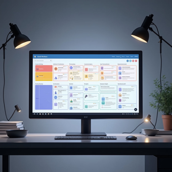 Стандартизированный дизайн рабочих процессов с цветовой кодировкой для команд