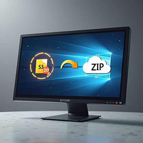 Автоматизация загрузки и сжатия данных из S3 в ZIP для оптимизации процессов бизнеса