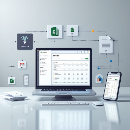 Автоматизация извлечения и структурирования данных счетов с помощью OCR и интеграции в Google Sheets