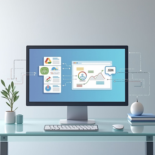 Автоматизация загрузки больших JSON файлов из Google Sheets в локальные папки для вашего бизнеса