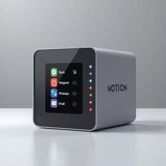 Система автоматических уведомлений на основе статусов в Notion для Slack, Telegram, WhatsApp, Discord и Email