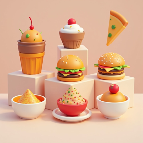 Создание уникальных иконок еды с использованием технологий OpenAI под ключ