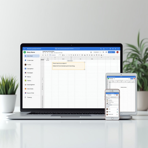 Автоматизированное добавление задач проекта в Google Sheets с помощью интеллектуального чат-ассистента.