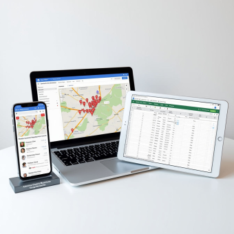 Автоматизированный сбор бизнес-контактов с Google Maps с интеграцией в Google Sheets