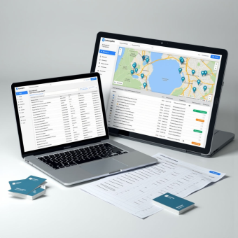 Система автоматического извлечения данных о бизнесе из Google Maps с контактной информацией под ключ