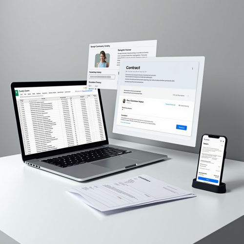 Автоматизированное создание и заполнение бизнес-документов с использованием Google Sheets и Gmail под ключ