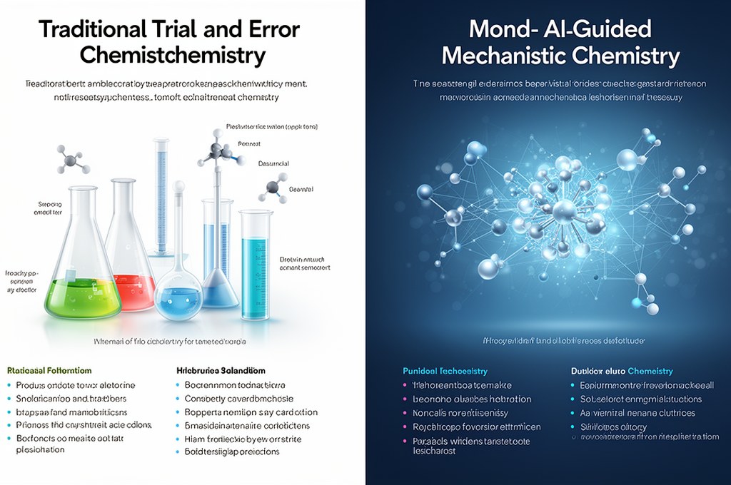 AI-driven robotic chemistry lab with automated reactors and liquid handling robots, researchers moni